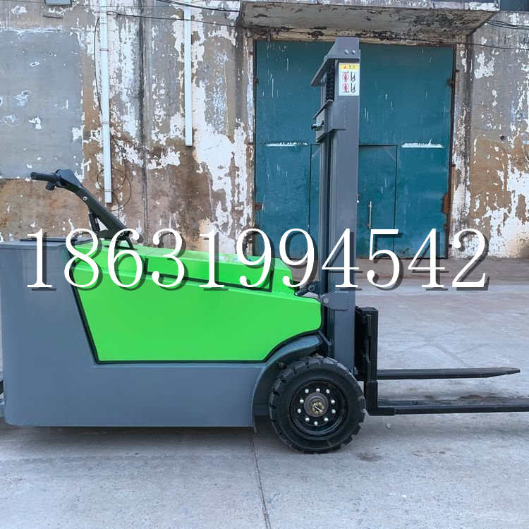 江陵县小型电动叉车1吨2吨步行站驾式电瓶堆高充电装卸车液压升降车铲车